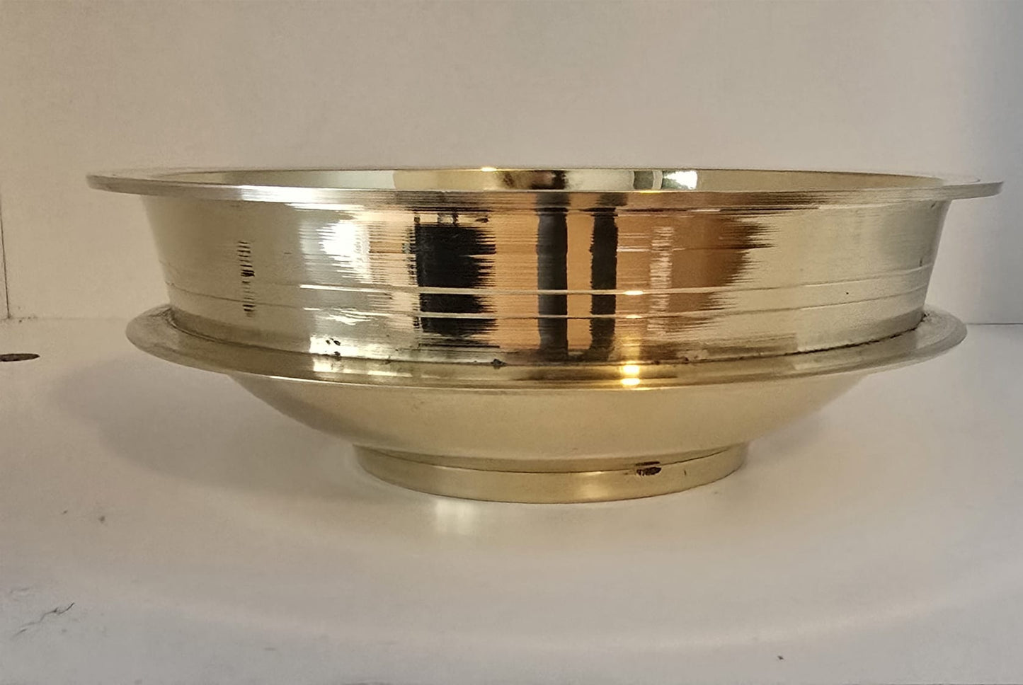 Handgefertigte Messingschale – 17.5 cm