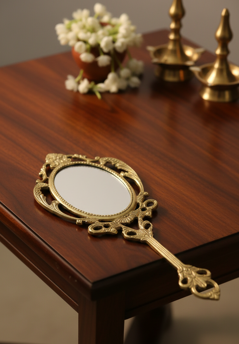 Brass Mirror